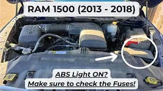 Ram 1500 - ABS BRAKES FUSE LOCATION (2013 - 2018)
