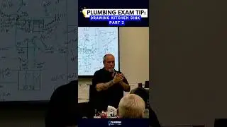 Master Drawing Kitchen Sink for Your Illinois Plumbing Exam