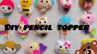 Cute pencil topper making at home #diyideas #papercraft #diy