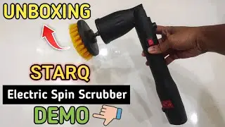 Starq Cordless Electric Spin Scrubber | Unboxing & Demo | Best Cleaning Tools For Home