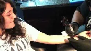 Getting a tattoo!