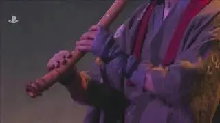 Salamander Man plays flute at E3