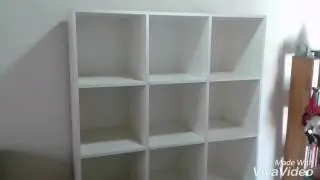 Mueble melamina con cubiculos segunda parte.