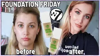 W7 Very Vegan Foundation Review + Wear Test | Foundation Friday | LuceStephenson