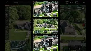 Remote view | Capturing Smithills Hall (stacked format) drone view #shortsfeed #shorts #drone