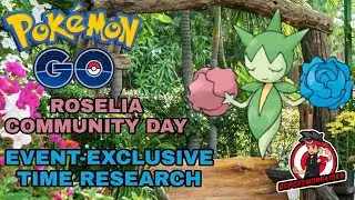 Roselia Community Day EVENT-EXCLUSIVE TIME RESEARCH #pokemongo #pgsharp #evolutionseries