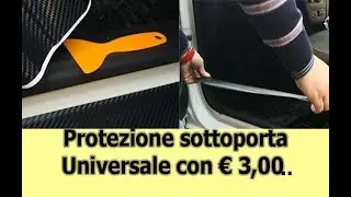 Con 3 euro proteggo il sottoporta dell'auto