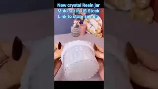 crystal resin Jar mould for beginners &bull;&bull;&bull; link in description