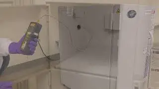 Setting the Inner Temperature Calibration Offset on the NU-99100J Blizzard Mini Ultralow Freezer