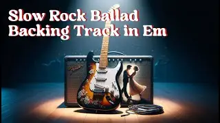 Let's Dance - Slow 60s Rock Ballad 6/8 Backing Track in Em
