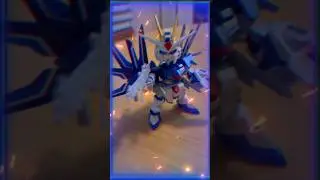 my Brother 4 years old got his first Gundam ￼ freedom SD!!!#gundam #freedomgundam￼￼