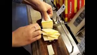 Cutting cheese with Le Guillotin