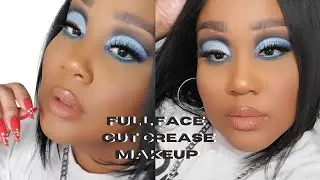 Full Makeup Cut Crease | Up CLOSE in 30 seconds #shorts
