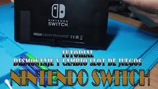 Tutorial Desmontar Slot de Juegos Nintendo Switch