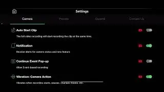 iPhone Vibrate when record, Pause, Clip or Change record mode. ClipyCam