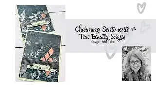 Hold The SCRAPS! Charming Sentiments Bundle Tips & Beautiful Card Stampin' Up!