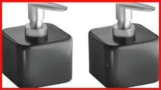 Great product -  mDesign Compact Square Metal Soap Dispenser for Bathroom - Liquid Soap Pump Bottle