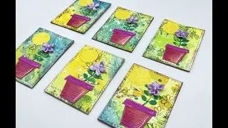 ATC TUTORIAL & Swap Artist Trading Card Process May 2023