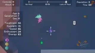 Evolution sim - breeding test