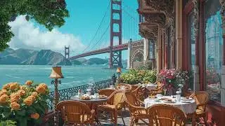 Garden Jazz Coffee Escape | Blooming Flowers and Light Jazz Music