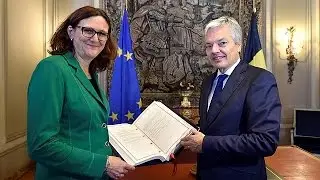 Europe and Canada set to sign CETA trade pact - world
