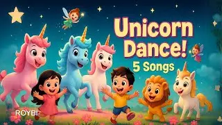 Rainbow Unicorn Songs for Kids | Nursery Rhymes & Kids Songs