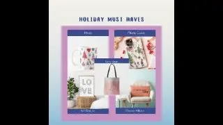 5 Holiday Must-Have Items! #zazzle #holidaymusthaves #christmas #printondemand #giftitems #NANABLUE