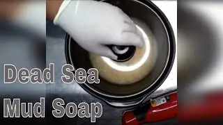 How I Make Dead Sea Mud Fluid Hot Process Soap 🧼