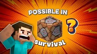 How I get command block in pure survival world 🌎 in Minecraft