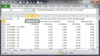 KydWeb Excel Live Data Dashboard - Budget and Cost Control Dashboard Reports
