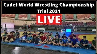 Live Cadet World Wrestling Championship Trial 2021at Indira Gandhi Stadium,Delhi