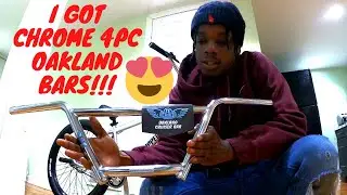 4PC OAKLAND CRUISER BMX BARS ?!?!?!?! HOW WILL THEY LOOK?