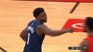 Anthony Edwards laughs at Tari Eason for missing a layup || 22-23 season