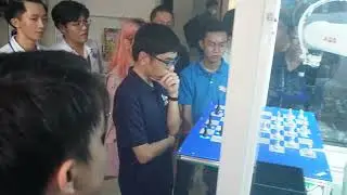 robot ABB IRB1200 play chess