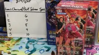 One Piece & Destined Rivals Pack Openings - Live Pokemon Cards Shop