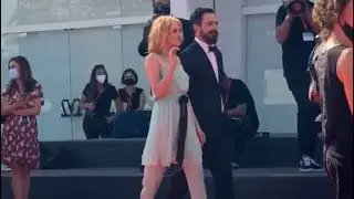 Kristen Stewart at the Premiere of Spencer at the Venice Film Festival - sm/fan videos *UPDATED*
