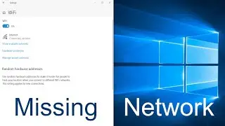 How to Fix Network Adapters Missing Windows 10