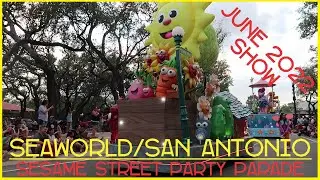 New - SeaWorld San Antonio - Sesame Street Party Parade - 4k