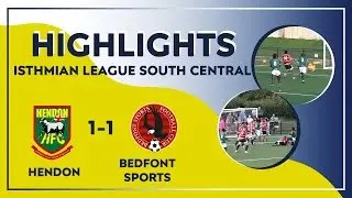 HENDON 1-1 BEDFONT SPORTS HIGHLIGHTS - 12 August 2025