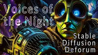 Voices of the Night | 4k Stable Diffusion Deforum Animation