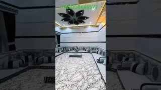 Elegant Arabic Majlis Floor Sofa Design | Gray Color Luxury Sofa Set | Art of Sofa Cushions