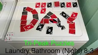 Tri-Peaks Puzzles Laundry Bathroom (Night) 8-3