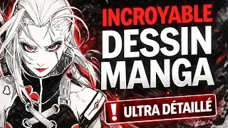 Univers manga en noir & blanc , compilation de mes derniers dessins ￼