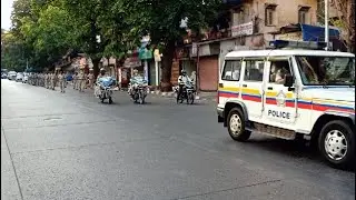 Stay Home Stay Safe, Mulund Police Route March