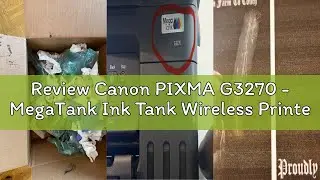Review Canon PIXMA G3270 - MegaTank Ink Tank Wireless Printer, Colour All-in-One, Printer, Scanner,