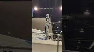Hank the Robot interactive animatronic show on Ford area highlight 1 OC Auto Show ACC CA (9/27/2025)