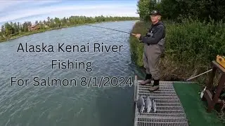 Live from my GoPro Fishing Alaska Kenai River For Salmon