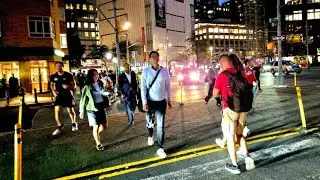 LIVE New York City: Columbus Circle to Penn Station: Manhattan Evening Walk 9/10/25