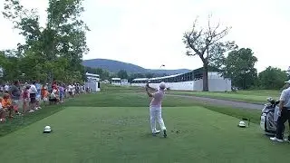 Bud Cauley scores an ace on No. 18 at The Greenbrier