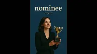 Nominee (Noun) | English Meaning, Pronunciation & Examples | Aprenda Ingl&ecirc;s F&aacute;cil